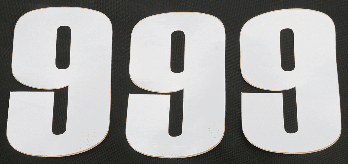 Vinyl Race Numbers