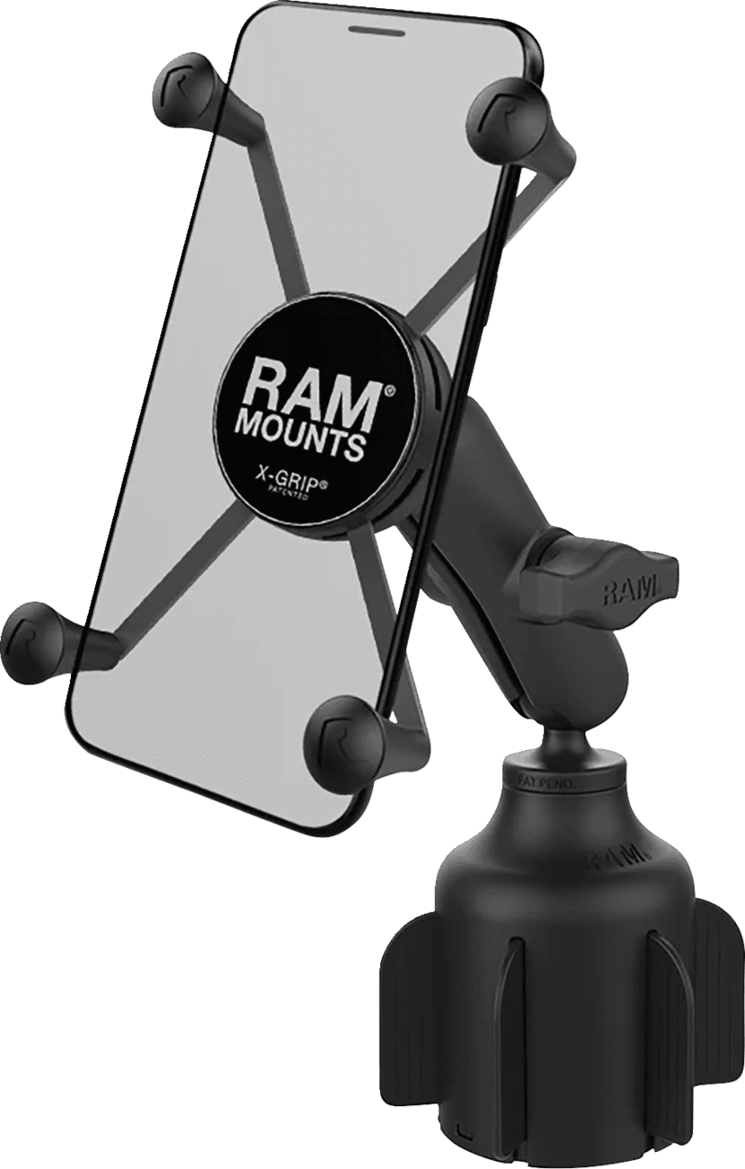 X-Grip® Large Phone Mount with Stubby™ Cup Holder Base