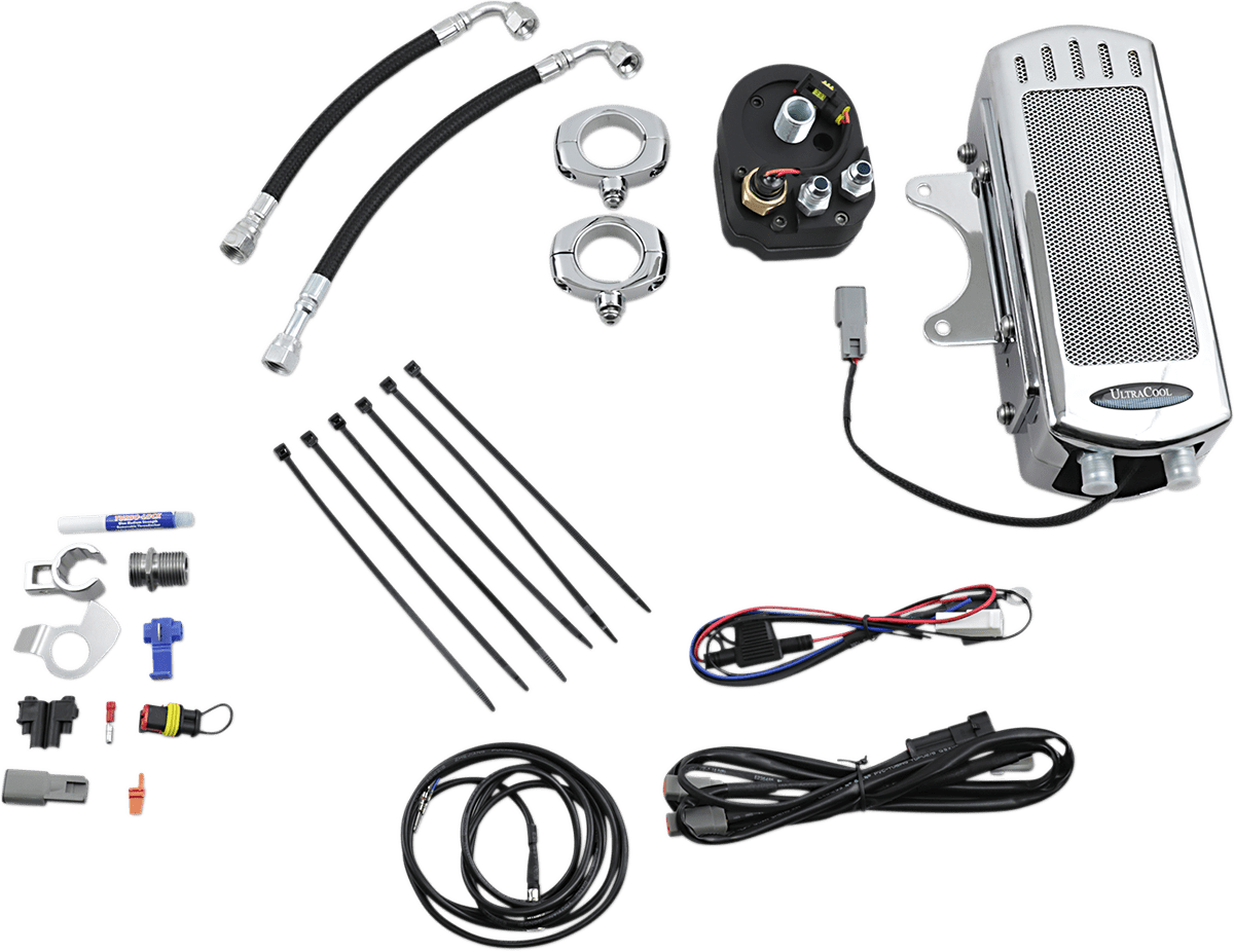 3.0 Side Mount Oil Cooler with Fan Kit for Dyna