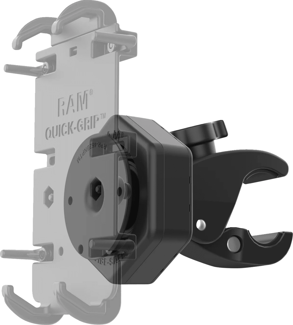 Tough-Claw™ Small Clamp Base with Vibe-Safe™ Adapter