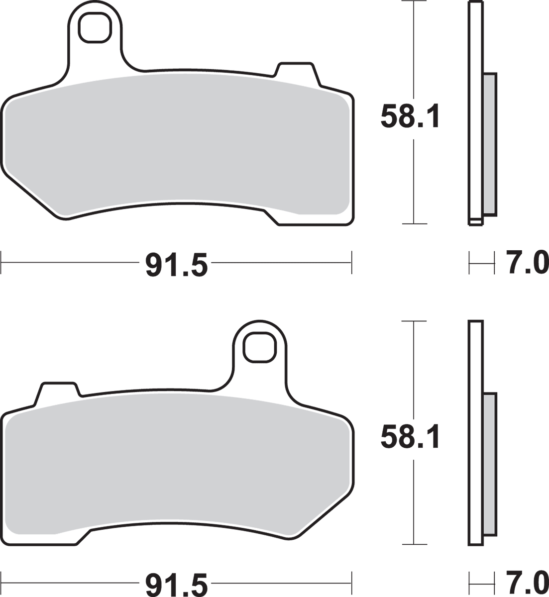 Sintered Metal Harley/Buell Brake Pads