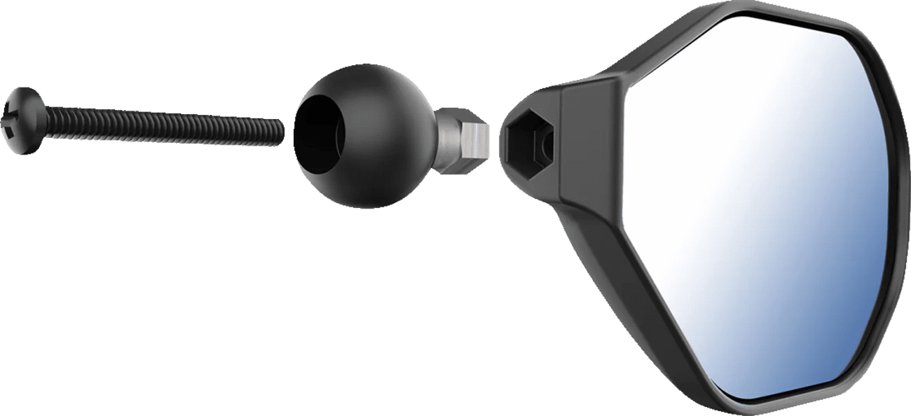 Tough-Mirror™ Right Mirror with Ball