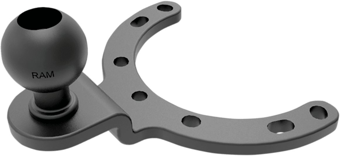 Gas Tank Mount Base with 1" Ball