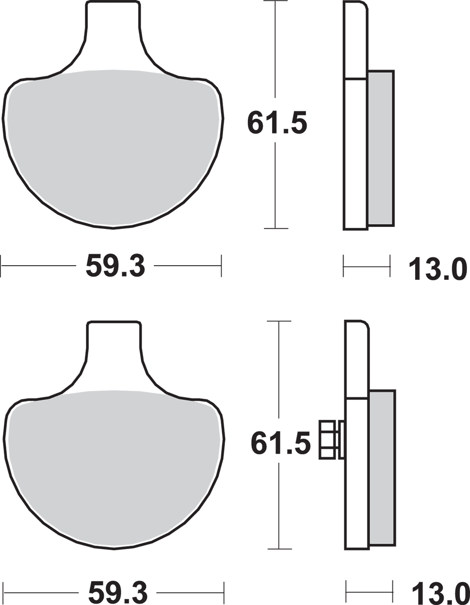 Sintered Metal Harley/Buell Brake Pads