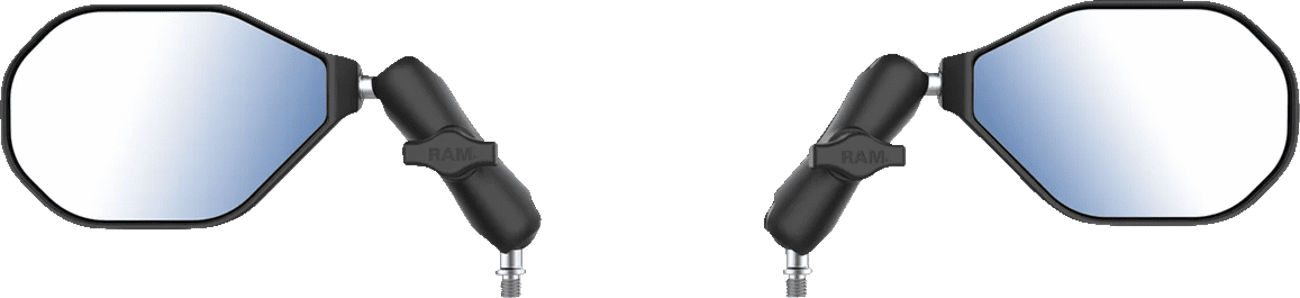 Tough-Mirror™ Kit with M10-1.25 Bases - Medium Arm