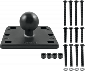 Brake/Clutch Reservoir Cover Mount Base with 1" Ball