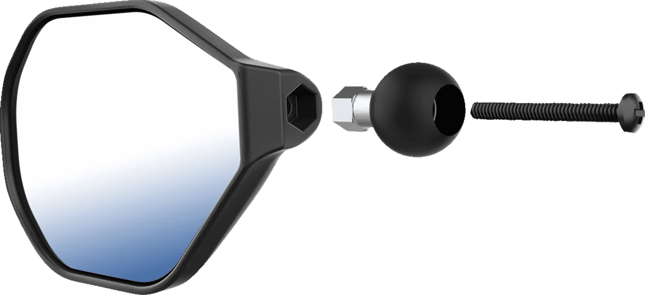 Tough-Mirror™ Left Mirror with Ball