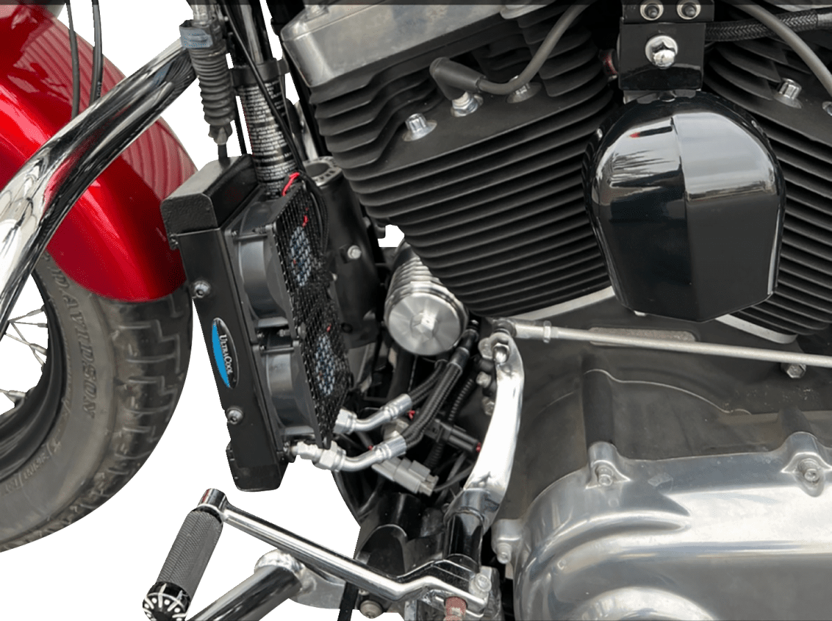 Naked 3.0 Side Mount Oil Cooler for S&S T-Series Engines