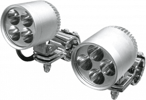 2" LED Driving Light Kit w/ 1-1/4" Clamps