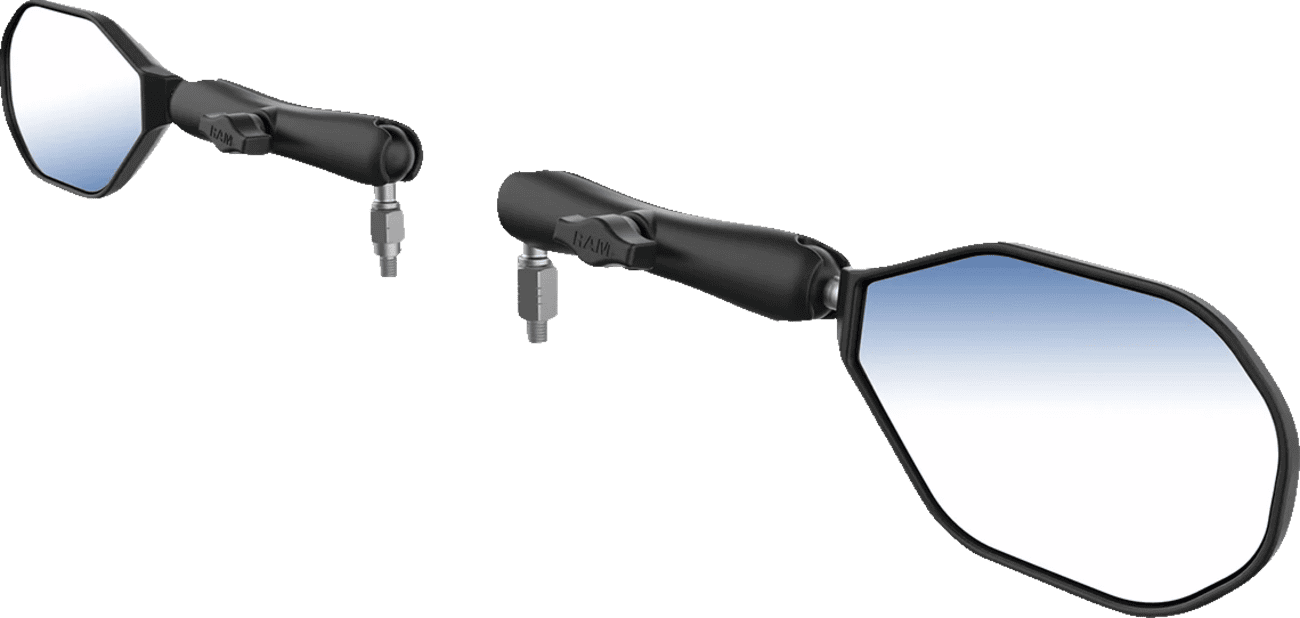 Tough-Mirror™ Kit with M10-1.25 Bases/Reverse Adapter – Long Arm