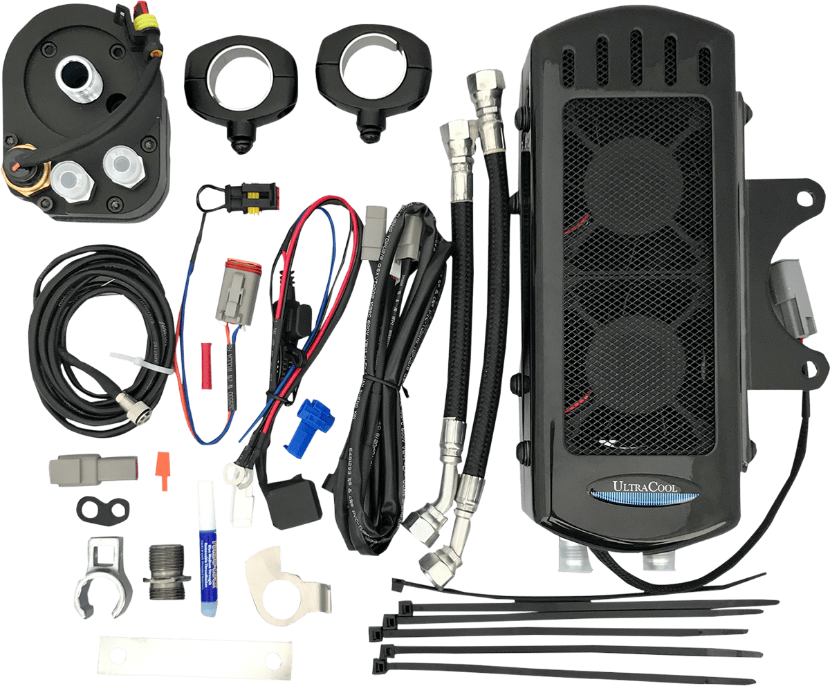 Side Mount Oil Cooler with Fan Kit