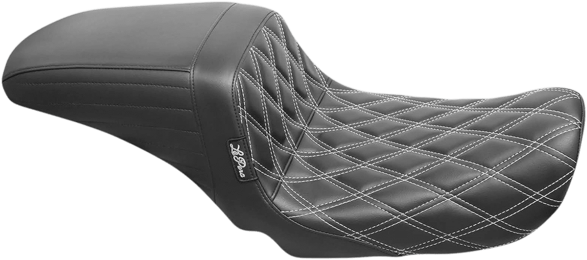 Kickflip Seat — White Stitching/Double Diamond