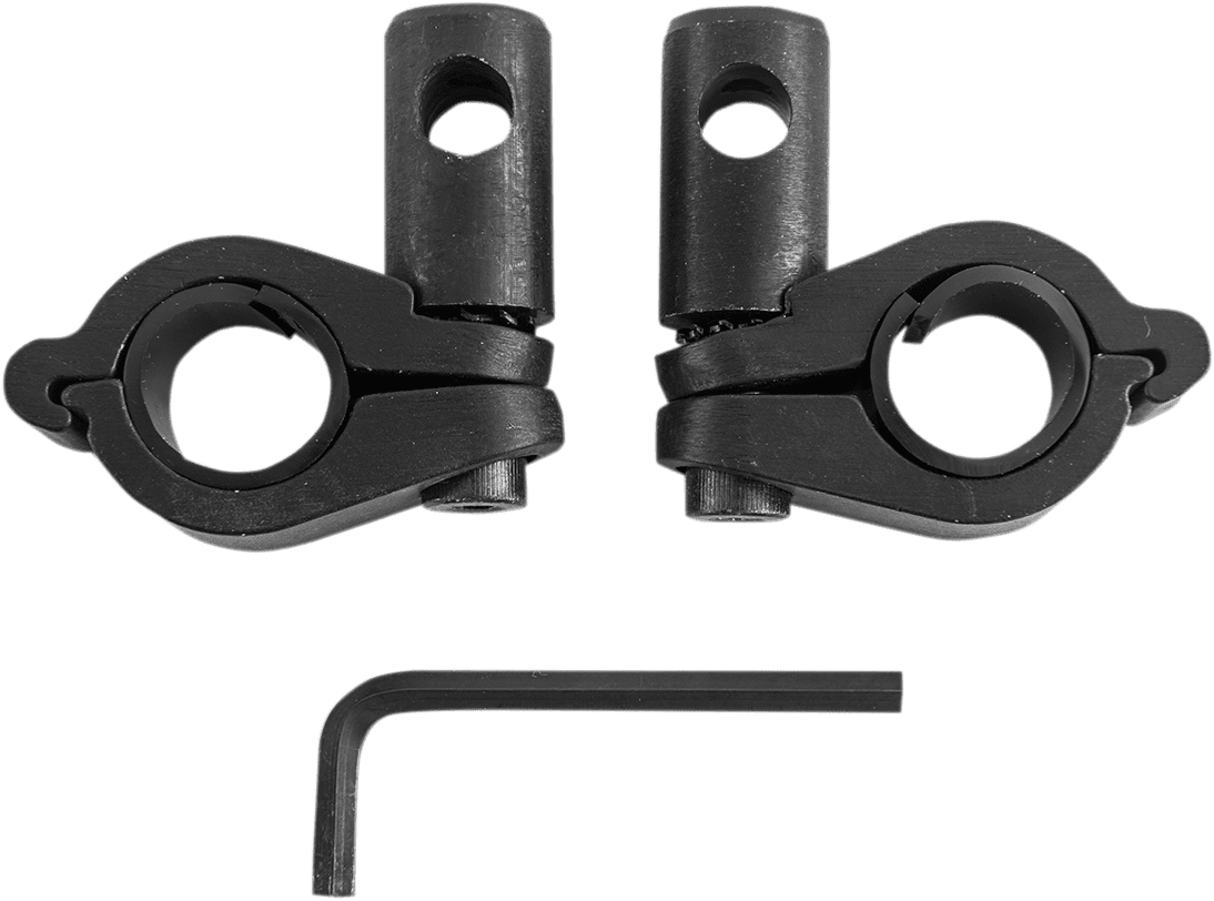 Replacement Round Windshield Handlebar Clamp Kit