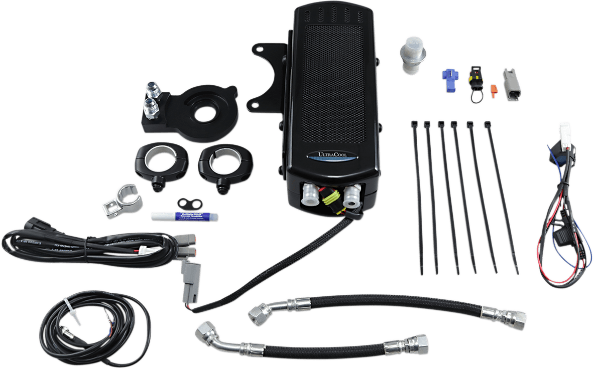 3.0 Side Mount Oil Cooler with Fan Kit for Sportster
