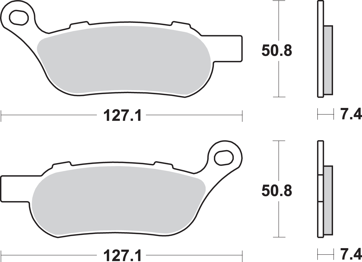 Sintered Metal Harley/Buell Brake Pads