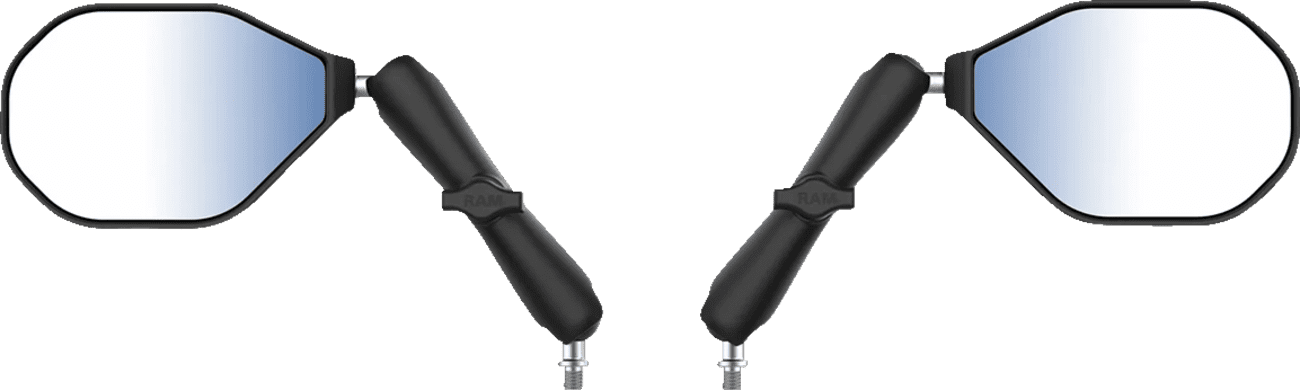 Tough-Mirror™ Kit with M10-1.25 Bases - Long Arm