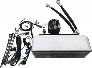 3.0 Below Regulator Mount Oil Cooler with Fan Kit for Dyna