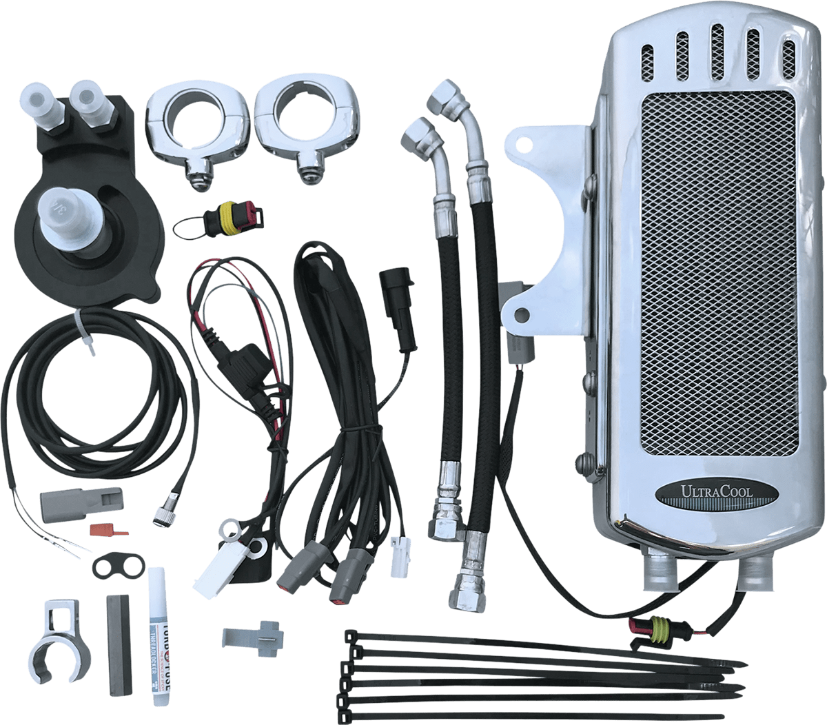 3.0 Side Mount Oil Cooler with Fan Kit for Sportster