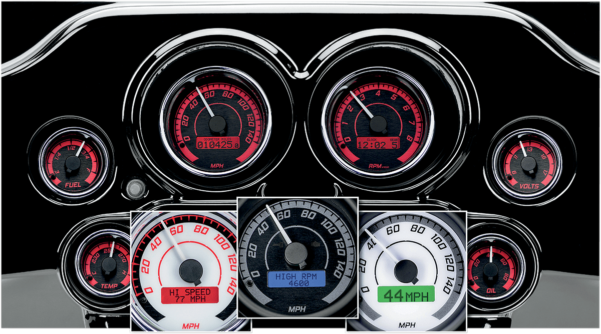 MVX-8K Series Analog/Digital Gauge Kit — 8604KGC Model
