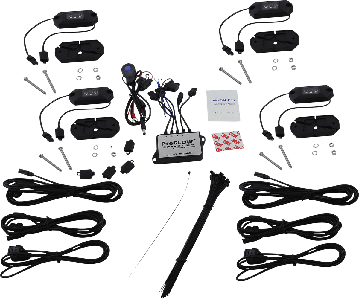 Magical Wizards&trade; Rock Light Kit with Bluetooth Controller