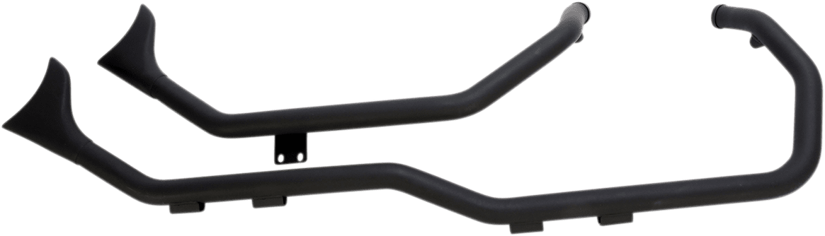 1-3/4" Side-by-Side Upsweep Fishtail Exhaust System
