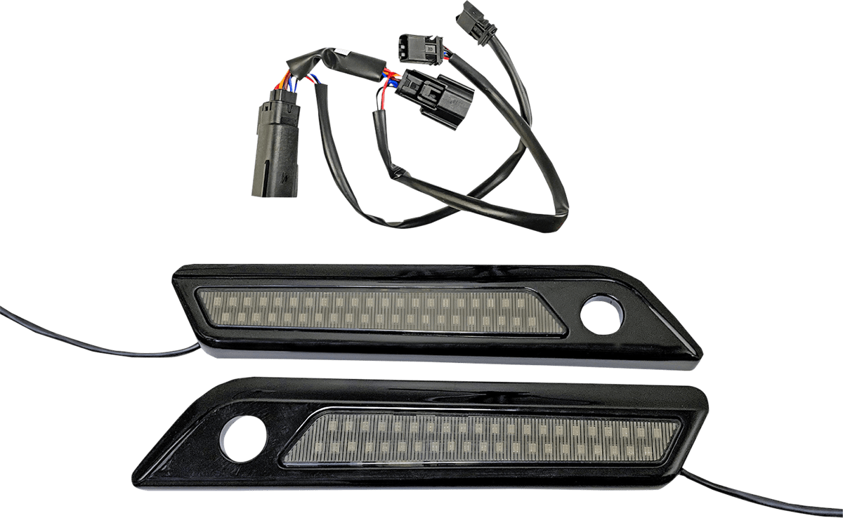 Saddlebag Latch Dual Color Accent Lights