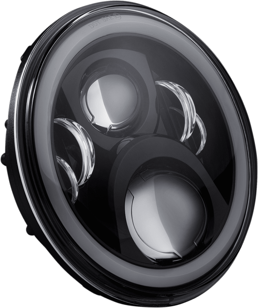 7" Halo Headlamp with Touring Adapter