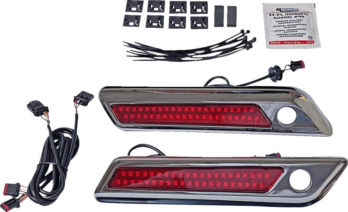 Saddlebag Latch Dual Color Accent Lights
