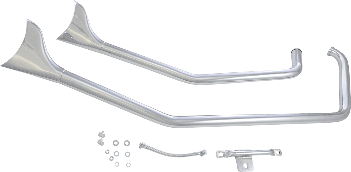 1-3/4" Upsweep Fishtail Drag Pipes