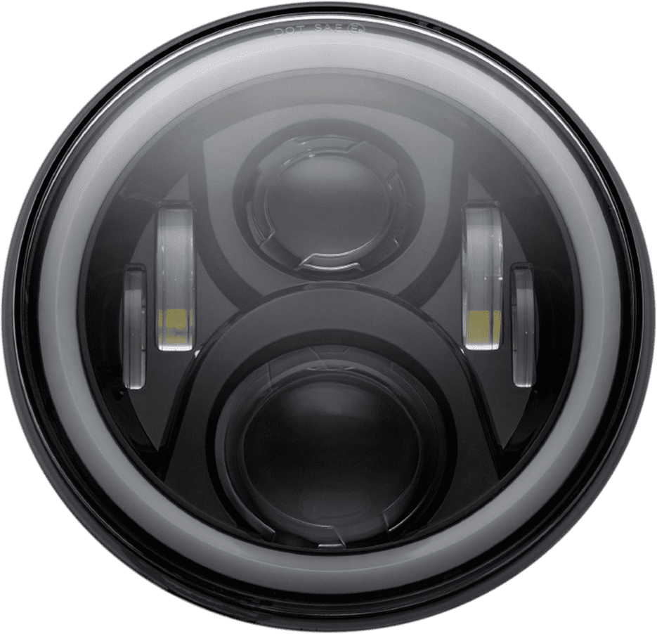 7" LED Halo Headlamp with Mounting Ring