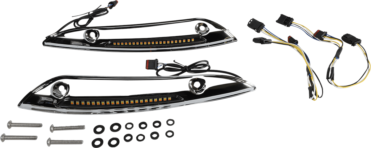 Genesis® 4 Dynamic LED Road Glide® Windshield Trim
