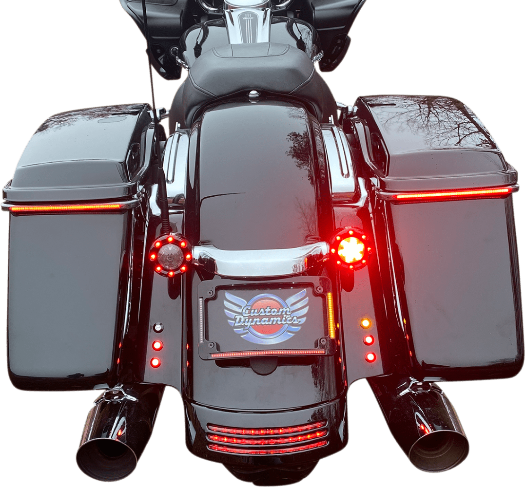 LED Radius License Plate Frame