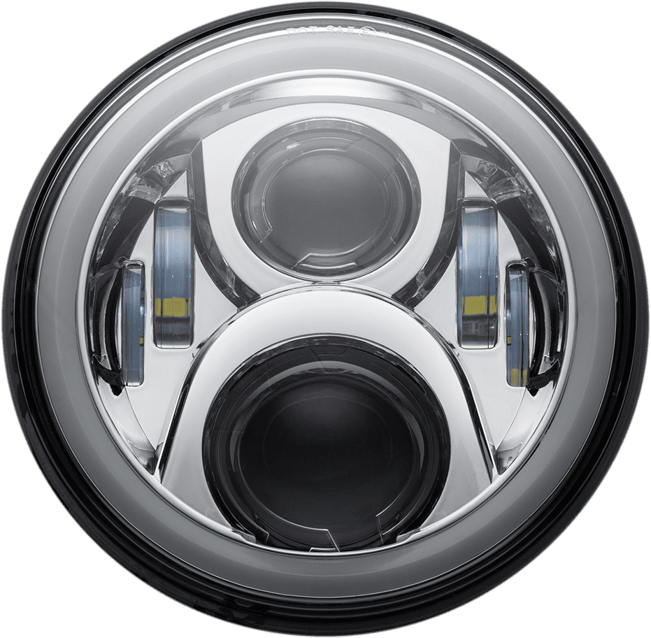 7" LED Halo Headlamp with Mounting Ring